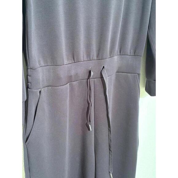 Spanx AirEssentials Jumpsuit XL Petite Black Travel Loungewear Athleisure - Picture 5 of 14